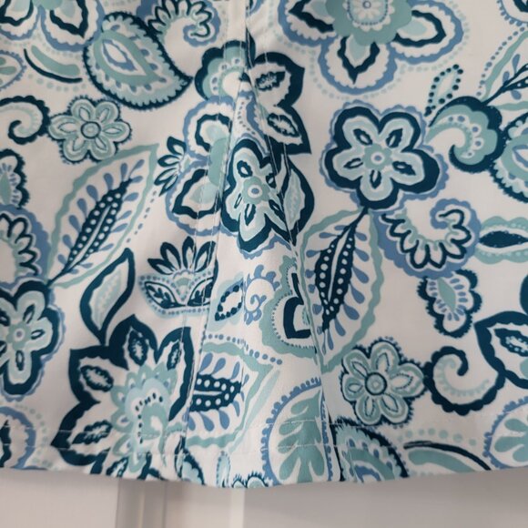 RipSkirt Hawaii Skirt SMALL 4 - 6 aqua teal Seaglass Florals Length 1 NWT - Picture 8 of 11